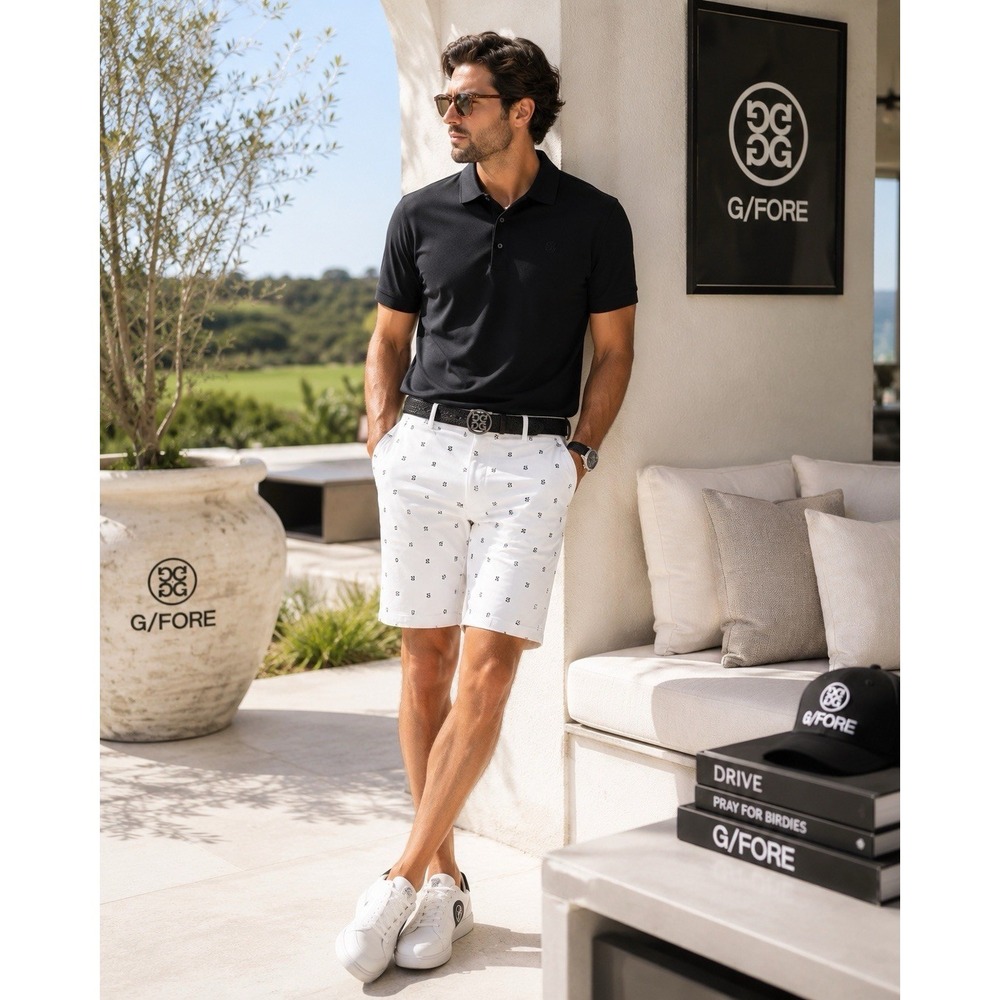 G/Fore NWOT Men's Mini G's Lightweight Technical Golf Shorts Performance Size 34